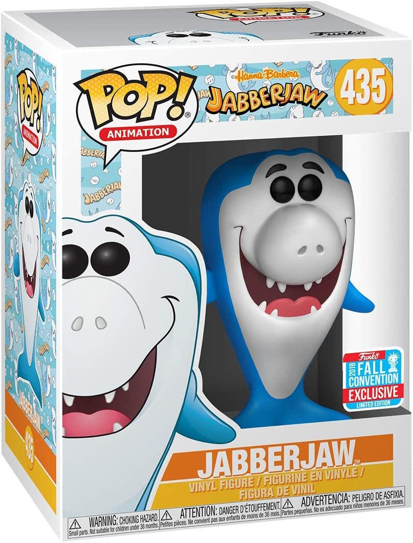 Jabberjaw NYCC 2018 Exclusive #435 - Limited Edition Collectible Figure for Comic Con Fans & Pop Culture Enthusiasts - Perfect for Display, Gifts, and Comic Book Collections