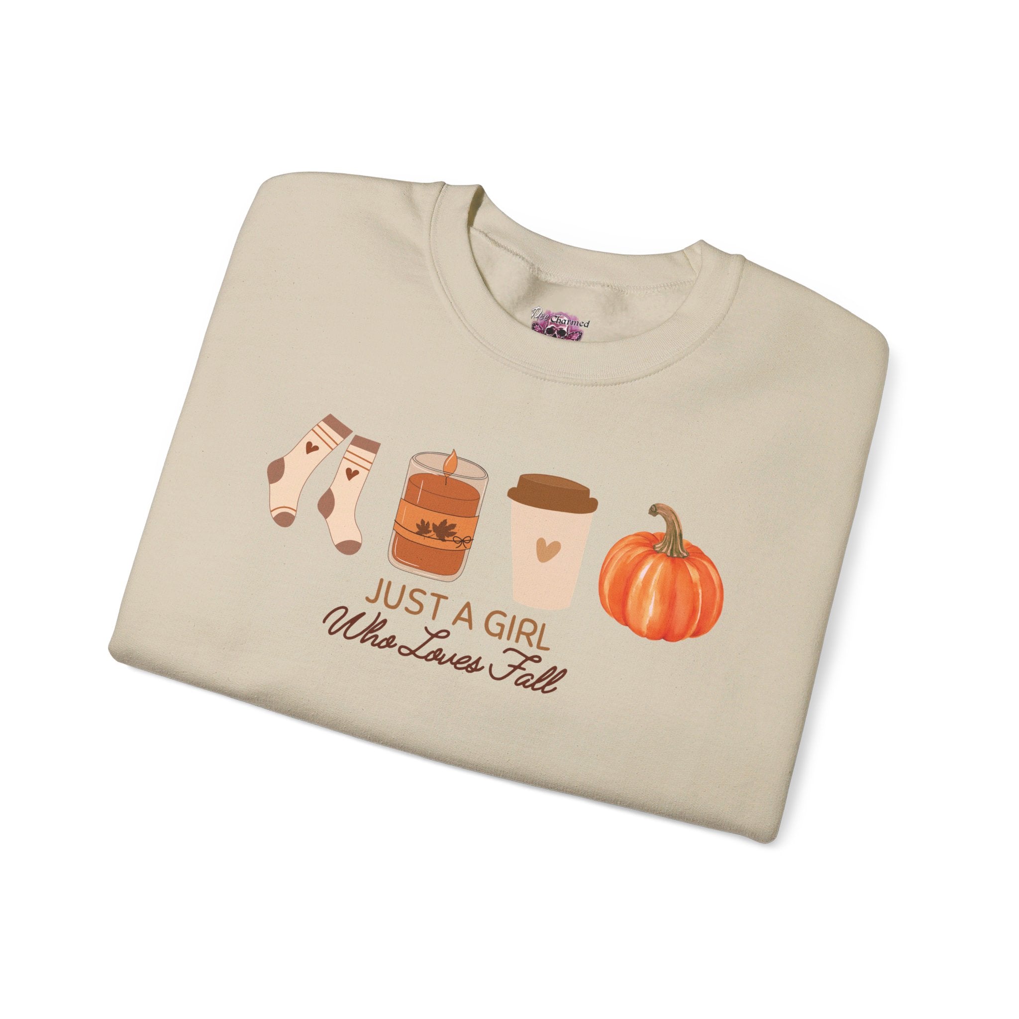 Just a Girl That Loves Fall - Cute Autumn Themed T-Shirt for Women | Perfect for Pumpkin Spice Season, Thanksgiving & Cozy Fall Outfits