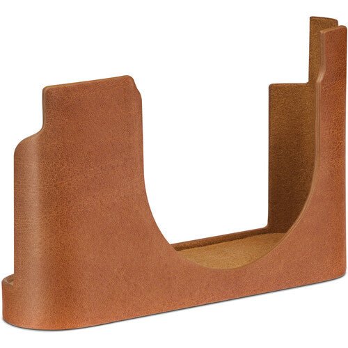 Leica D Lux 8 Genuine Leather Half Case (Cognac Brown) - Premium Camera Protection for Travel & Street Photography