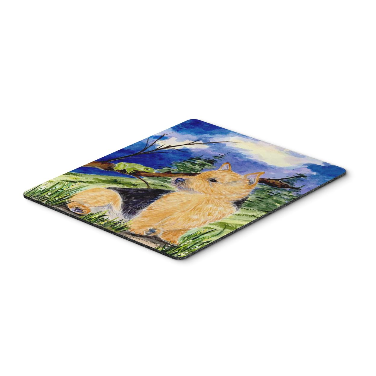 Norwich Terrier Mouse Pad & Hot Pad Trivet Set - Large, Multicolor | Non-Slip Desk Mat & Heat Resistant Kitchen Trivet for Home & Office Use