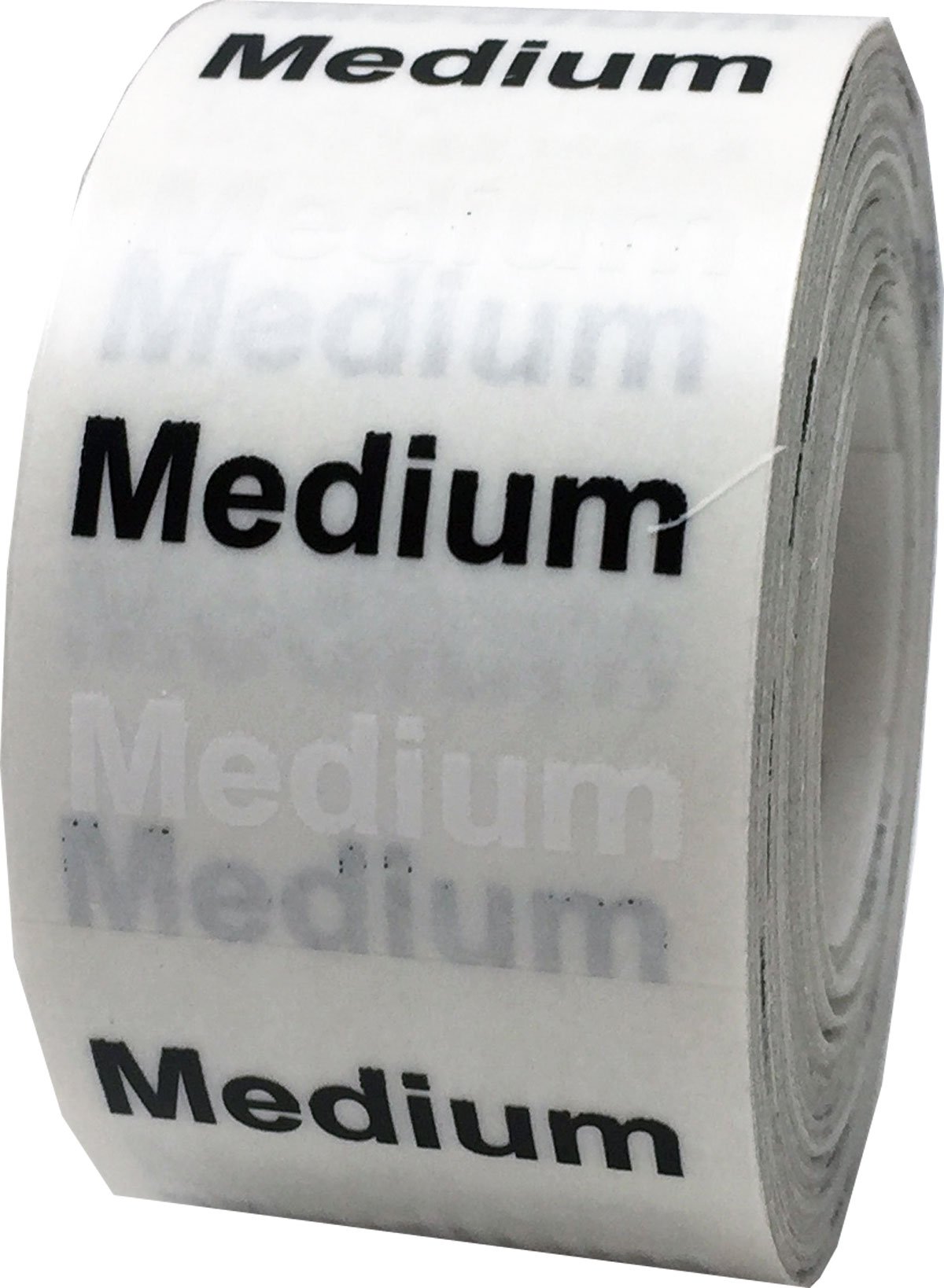 1.25 x 5 Inch Medium Modern Clothing Labels - 125 Adhesive Stickers for Retail Apparel & Garment Tagging | Perfect for Boutique, Laundry Care & Organizing Wardrobe