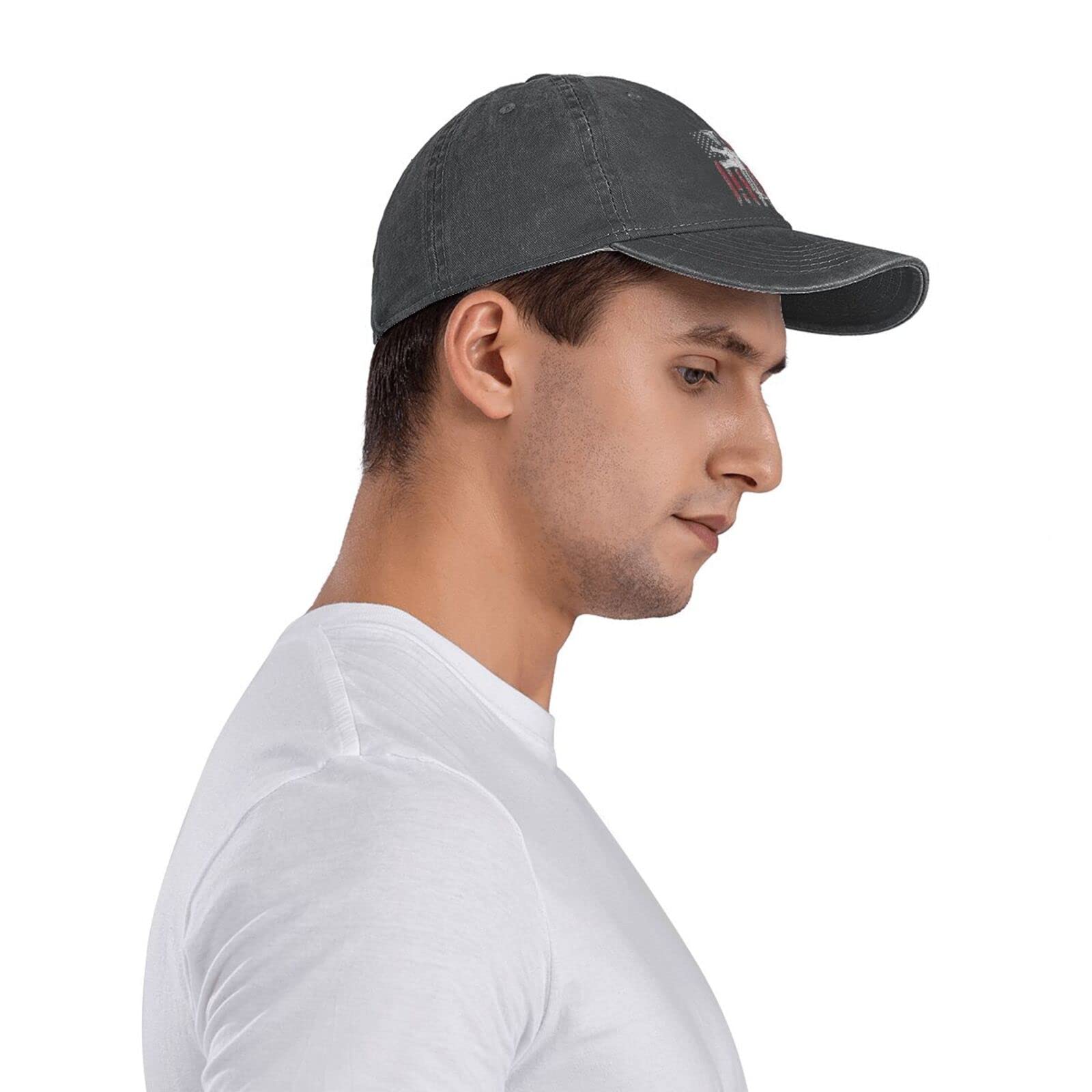 MEENA Baseball Caps for Men & Women - Adjustable Dad Hat in Black (One Size-X-Large) | Perfect for Outdoor Activities, Sports & Casual Wear