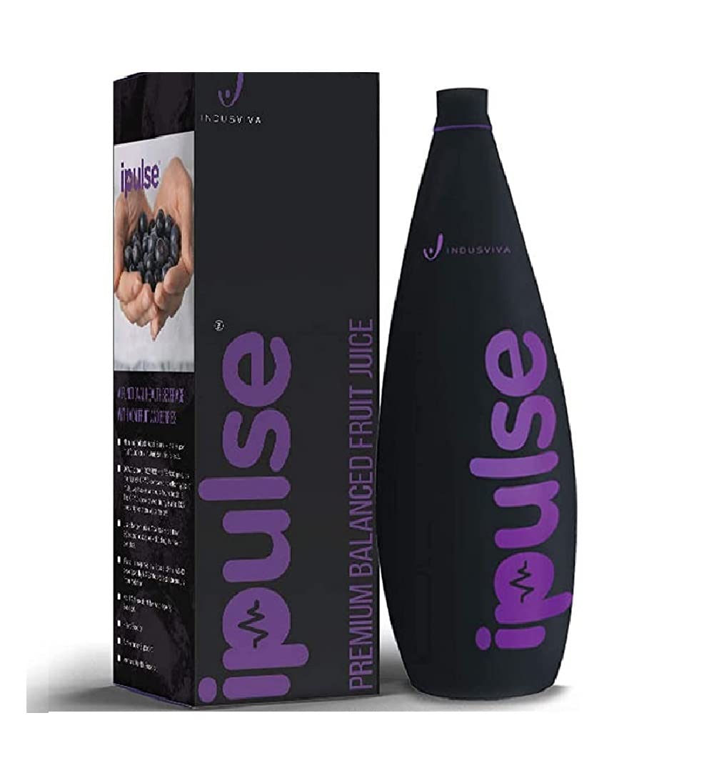 Organic Indus Viva i-Pulse Fruit Juice - Antioxidant Rich, Immune Boosting, Natural Energy Drink for Active Lifestyles | Perfect for Gym, Yoga & Outdoor Adventures