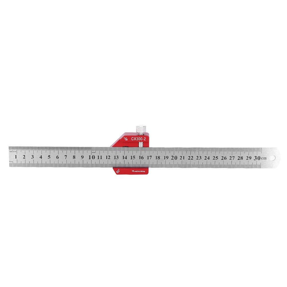 LetCart CX300-2 High Precision Woodworking Scribing Ruler - Professional Carpenter Marking Tool for Accurate Angle Measurement | Perfect for Woodworking, DIY Projects & Furniture Making