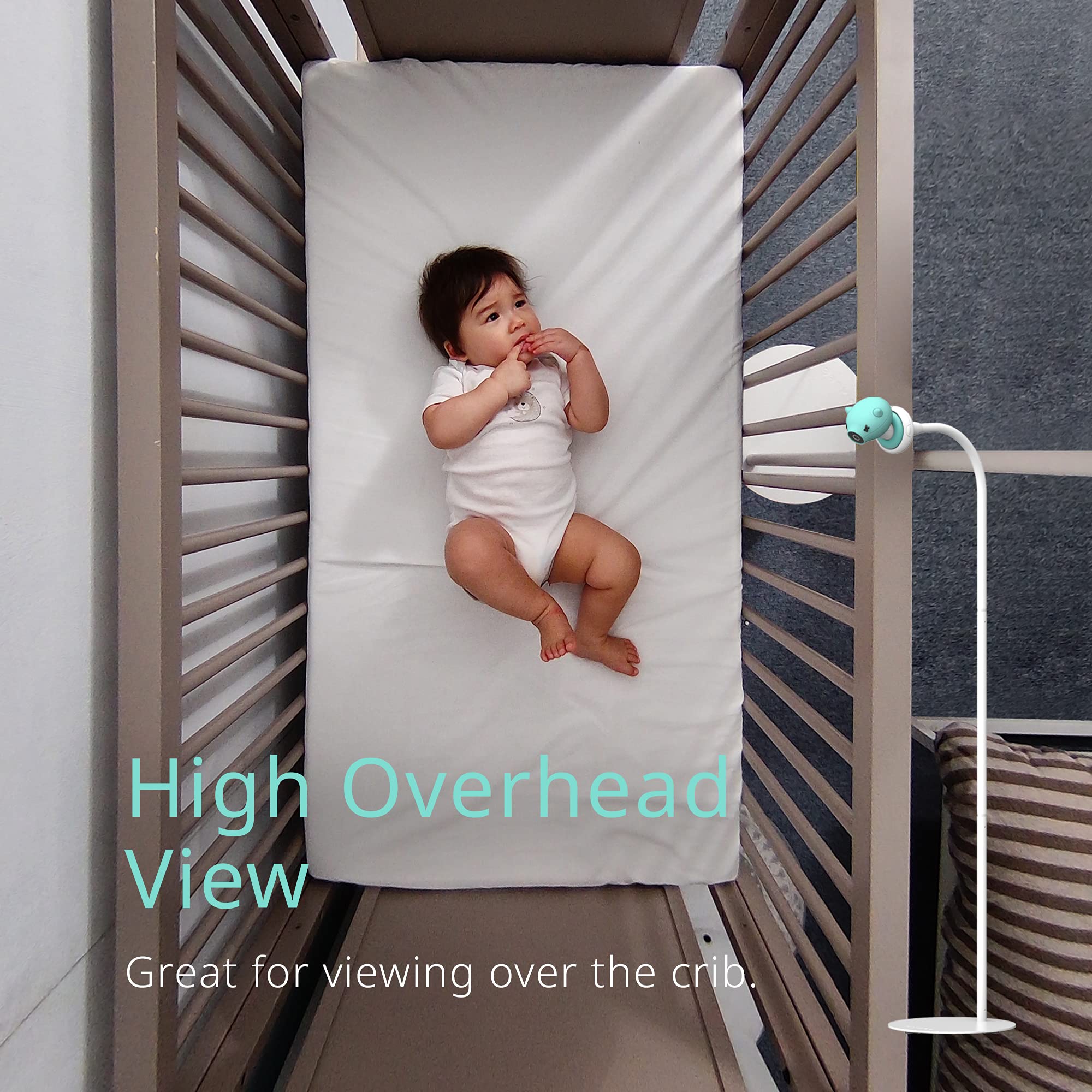 Pixsee 5-in-1 Camera Stand - Compatible with Pixsee Smart Baby Monitor Only - Perfect for Nursery, Baby Room & Home Security Monitoring