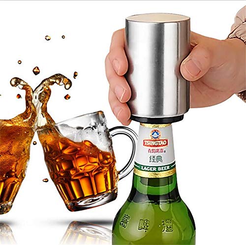 WOIWO Automatic Magnetic Beer Bottle Opener - Stainless Steel Bar Tool for Wine & Beer - Perfect for Home, Parties, Camping & Outdoor Use