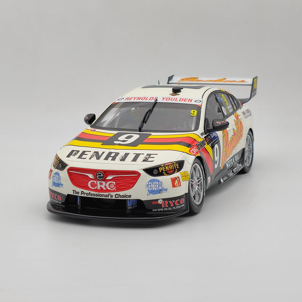 1/18 Scale Authentic Erebus Penrite Racing #9 ZB Commodore 2018 David Reynolds Diecast Model Car - Collectible Toy Gift for Racing Fans, Birthday Present, Display Showpiece