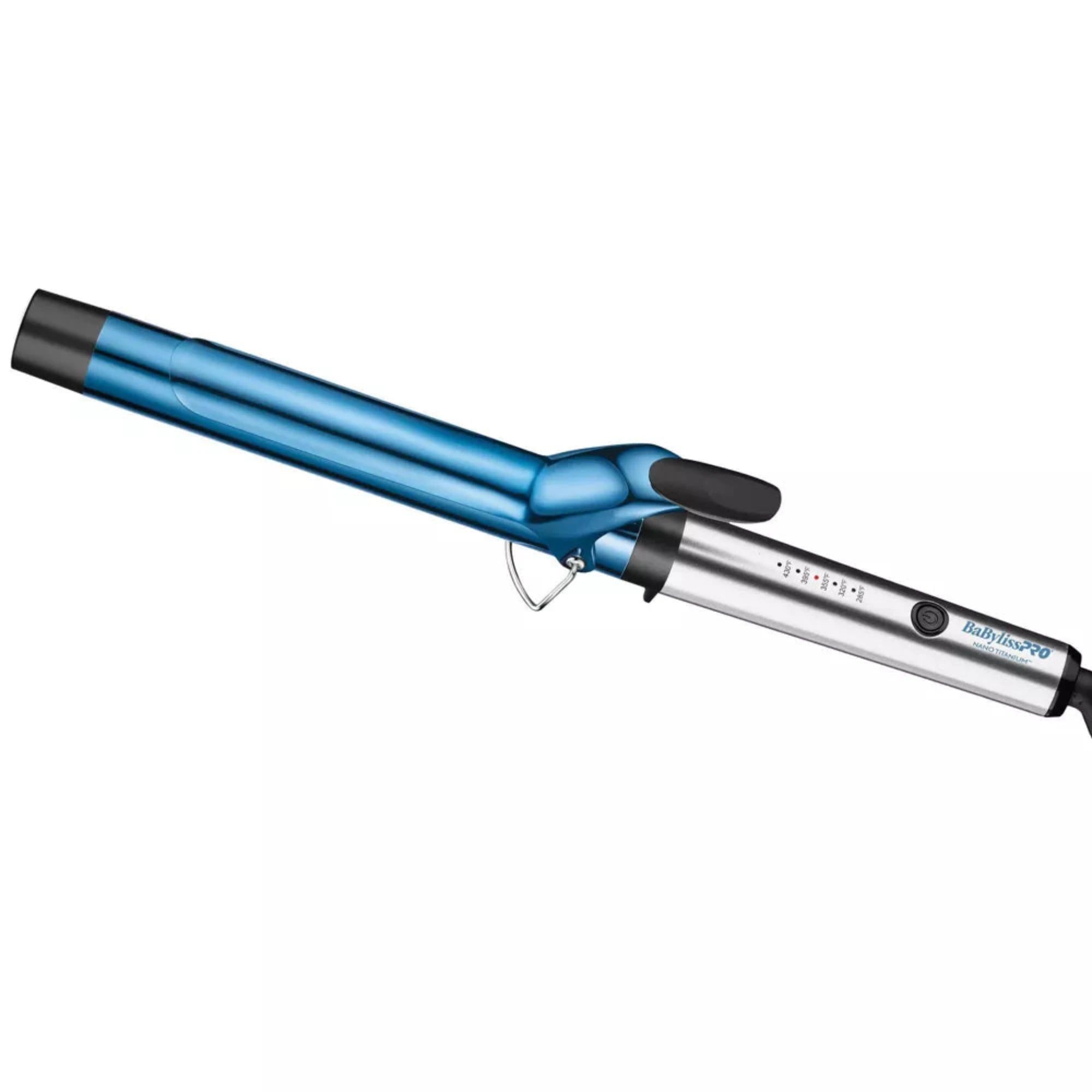 BabylissPRO Nano Titanium 1.25 Inch Extended Barrel Curling Iron for Long Hair - Professional Salon Quality Styling Tool (Model BNTW125XLUC) - Perfect for Creating Beach Waves, Curls & Volume at Home