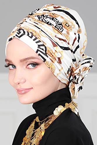 Stylish Cotton Turban Head Wrap for Women - Soft & Breathable Hair Scarf - Perfect for Yoga, Beach, or Everyday Fashion Accessory