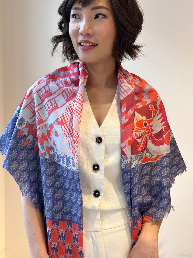 Premium Soft Cotton Scarf for Women - Lightweight Breathable Fashion Accessory - Perfect for Travel, Office & Casual Outfits