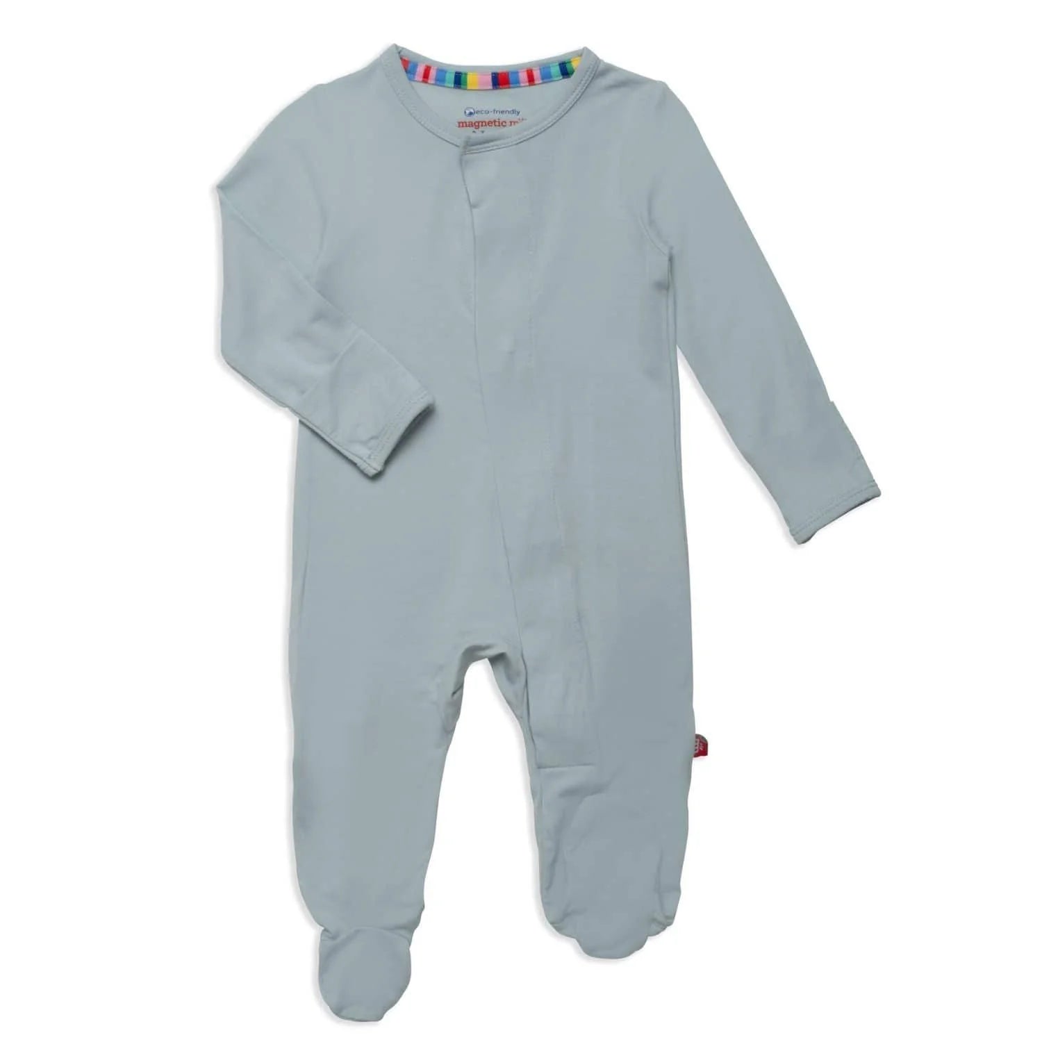 Magnetic Me Honeydew Footie - Soft Baby Onesie with Magnetic Closure, Easy Diaper Change, Newborn & Infant Sleepwear for Boys & Girls - Perfect for Nursery, Bedtime & On-the-Go Comfort