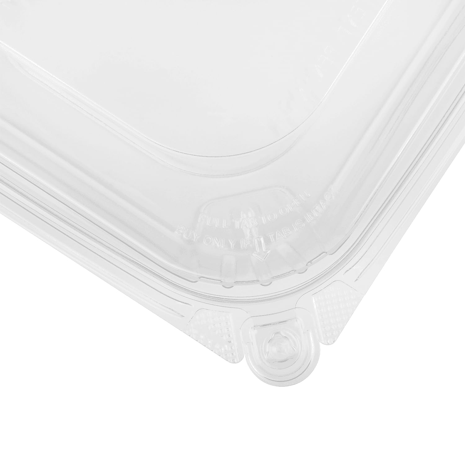 64oz - 120 ct PET Tamper Proof Square Deli Containers with Flat Lids | Stackable Clear Food Storage Containers for Kitchen, Meal Prep, Dog Treats | Freezer Safe & Recyclable | Perfect for Restaurants, Catering & Home Organization