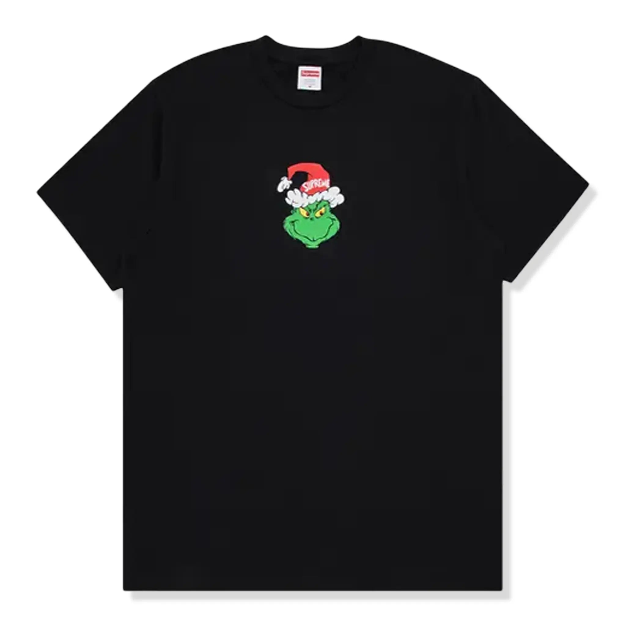 Supreme Grinch T-Shirt Black - Christmas Graphic Tee for Men & Women - Perfect for Holiday Parties & Festive Outfits