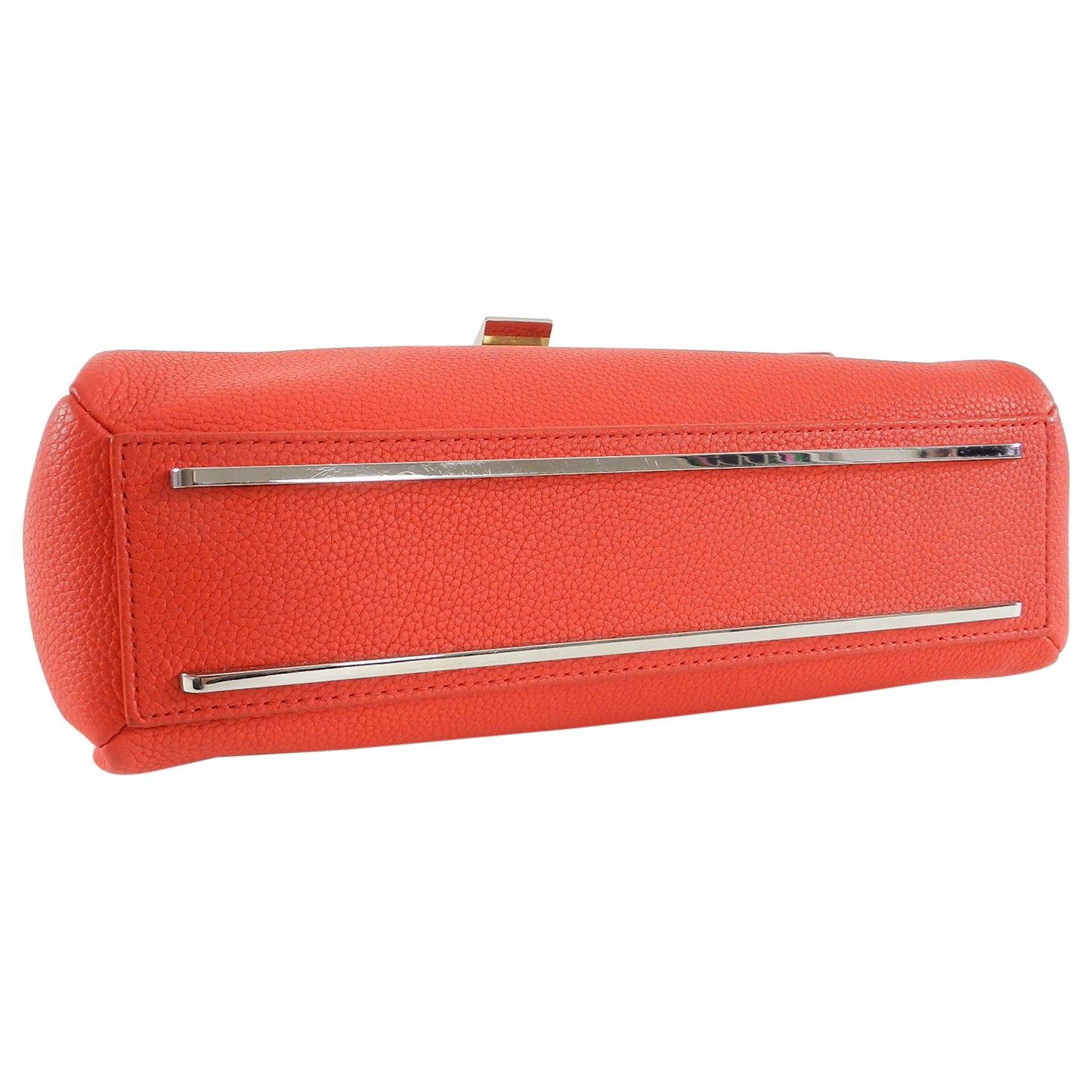 Balenciaga Le Dix Hot Coral Soft Courier Leather Crossbody Bag for Women | Stylish Shoulder Purse for Daily Use, Travel & Night Out