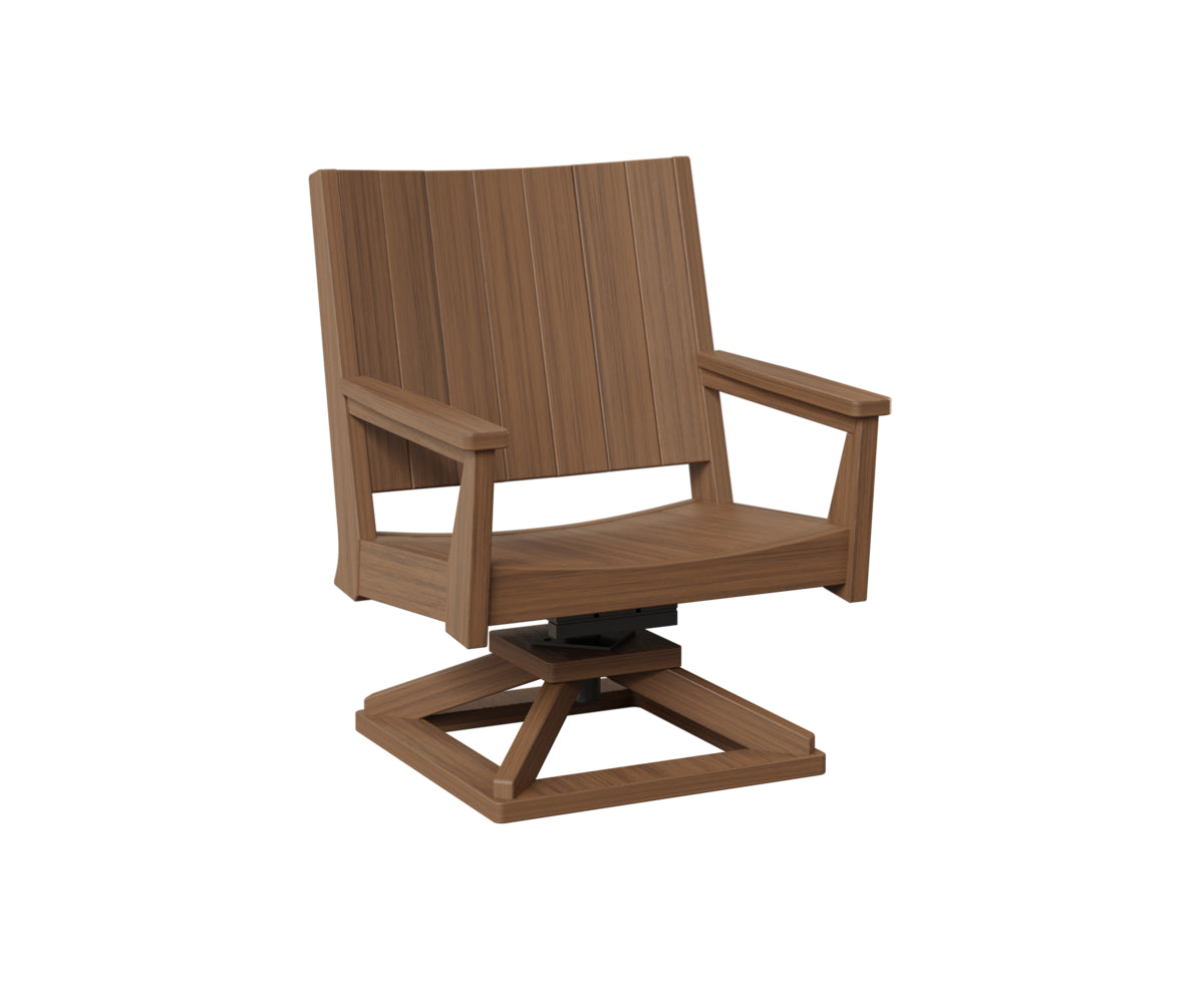 Berlin Gardens Mayhew Chat Swivel Rocker - Outdoor Patio Conversation Chair with Comfortable Cushions for Porch, Deck, or Garden Relaxation