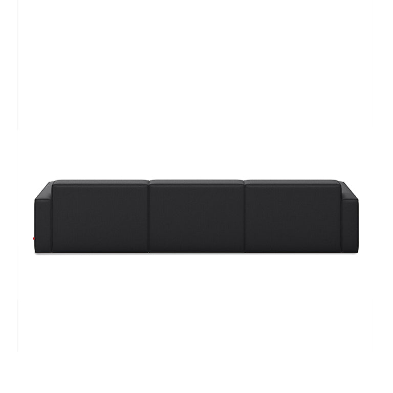 Modular 4-Piece Sectional Sofa Set - Modern L-Shaped Couch with Reversible Chaise for Living Room, Family Room & Home Theater - Soft Fabric Upholstery & Sturdy Wood Frame