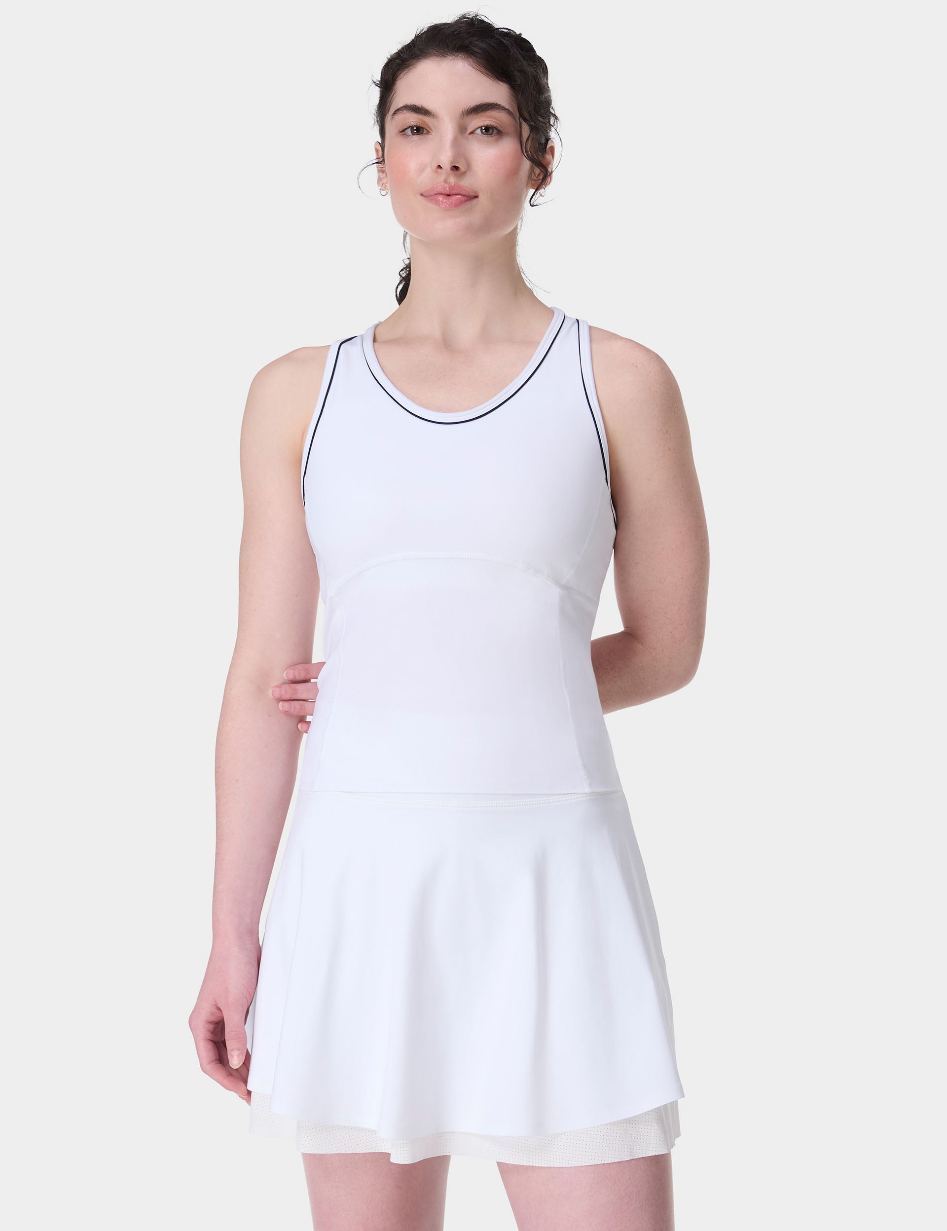 Pro Racket Power Tank - Premium Tennis Racket for Power & Control | White | Perfect for Competitive Matches & Training Sessions