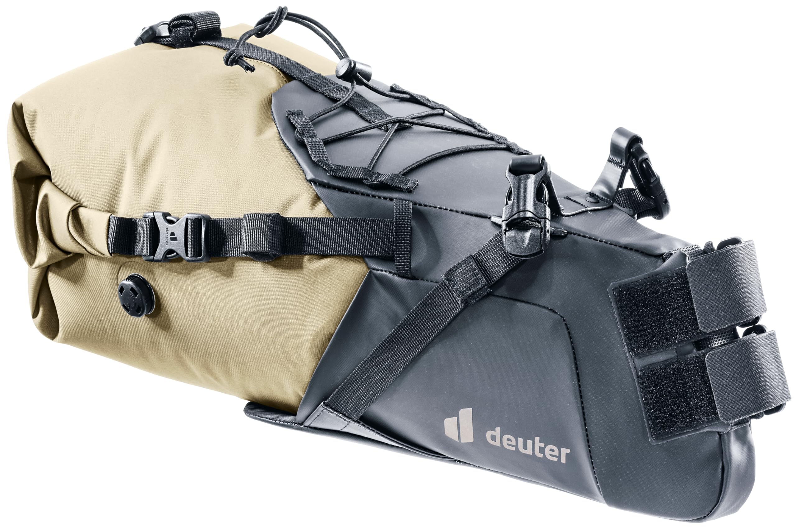 Deuter Cabezon SB 16 Bike Bag - 16L Waterproof Saddle Bag for Commuting, Road, Gravel & Mountain Biking | Durable Bicycle Storage Pack for Cycling Gear | Perfect for Daily Rides & Outdoor Adventures - Desert-Black