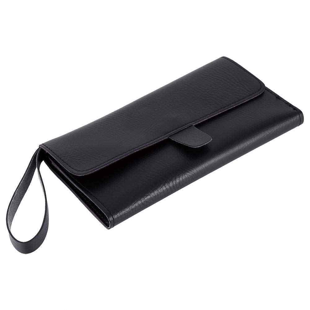 Professional Barber Salon PU Leather Hair Cutting Case - Styling Tools Holder Bag for Hairdressers | Perfect for Salon, Home & Travel Use