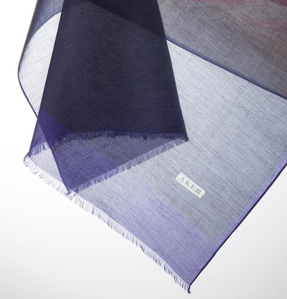 Aker Silk Cotton Patterned Shawl #7343 421 - Elegant Womens Wrap Scarf for Parties, Weddings & Office Wear
