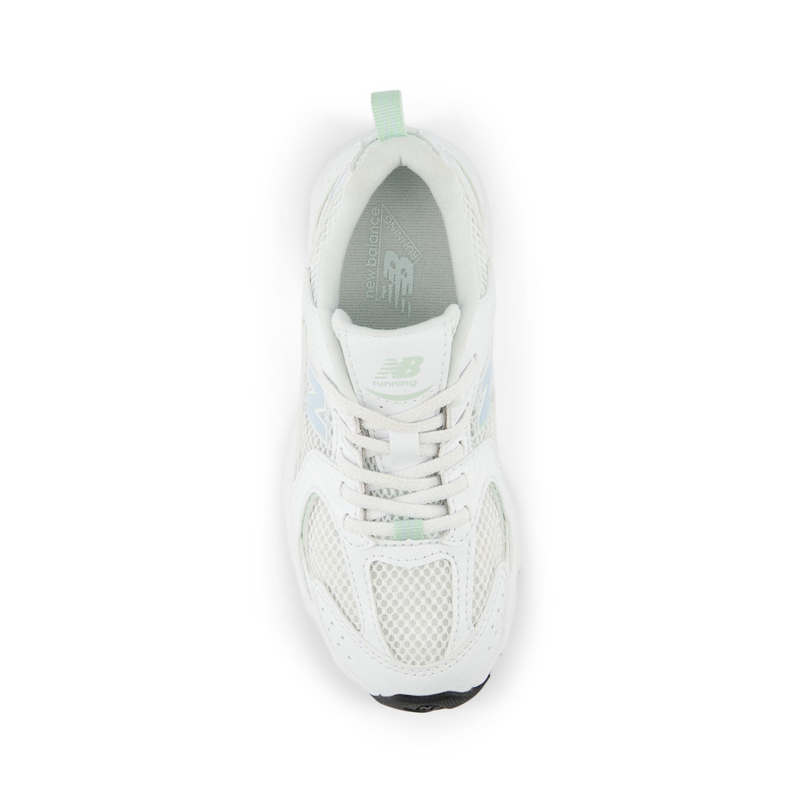 **Kids 530 Bungee Jump Shoes - White Ice Blue | Comfortable & Durable for Outdoor Play, Sports & Active Kids**    *(Use Cases: Perfect for playgrounds, trampoline parks, running, jumping, and everyday active wear for children.)*
