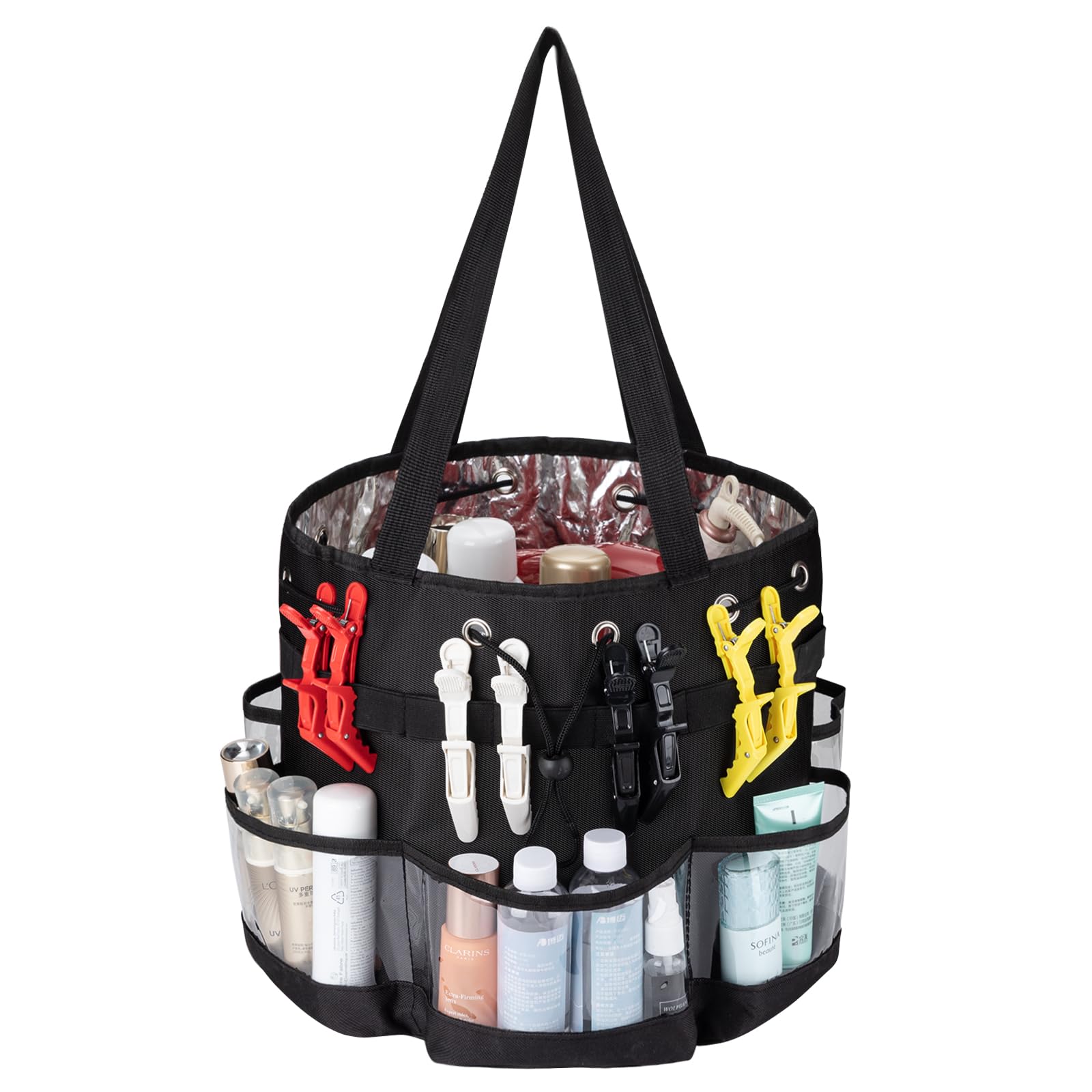 Noverlife Large Hairstylist Travel Bag - Heat Resistant Barber Carrying Case for Hair Tools & Cosmetics | Portable Salon Organizer for Hairstylists, Barbers & Makeup Artists | Perfect for Travel, Salon Storage & Professional Use