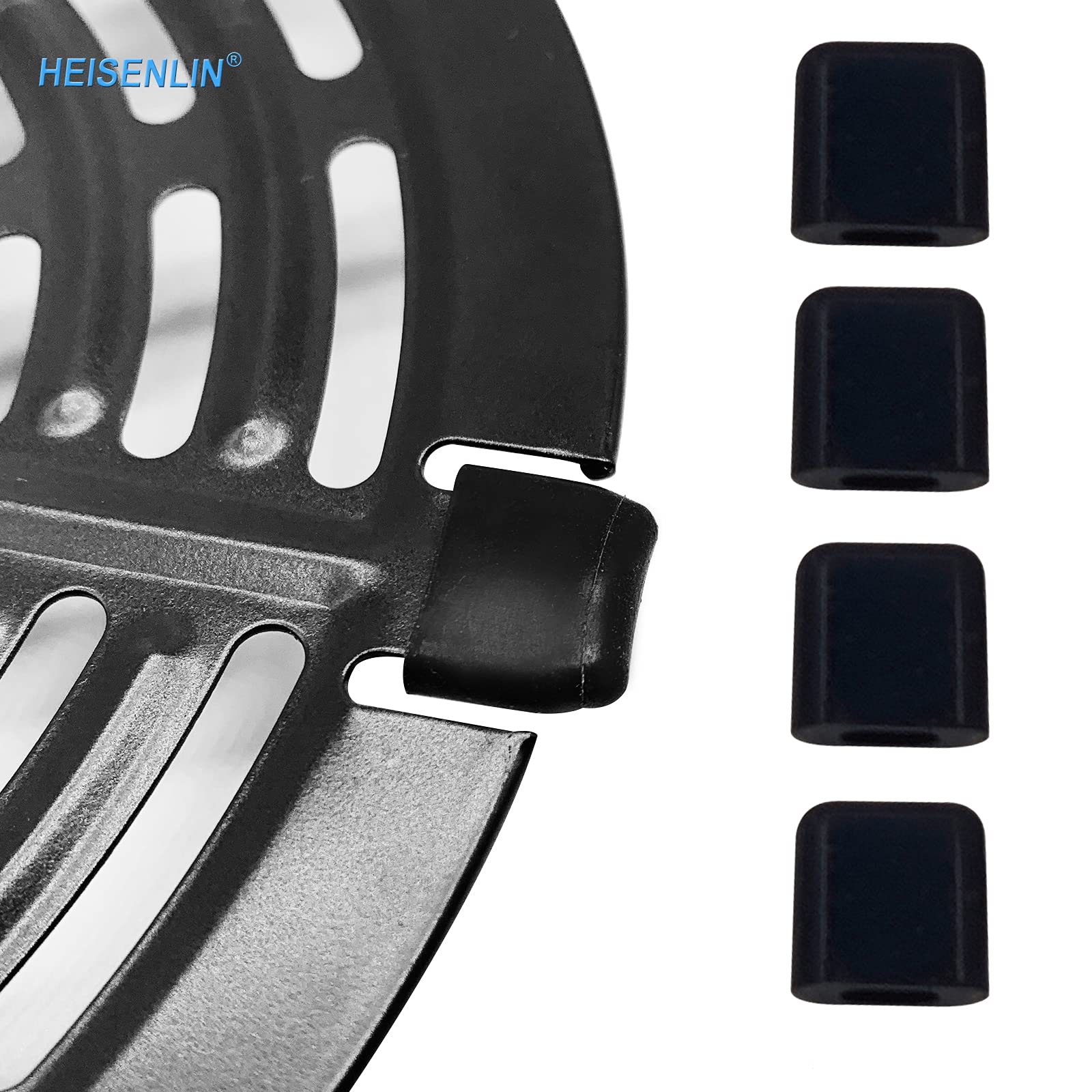 4PCS Premium Air Fryer Rubber Bumpers - Non-Slip Silicone Feet & Anti-Scratch Protective Covers for Chefman, Gowise, PowerXL Air Fryer Grill Pans - Perfect for Kitchen Safety & Surface Protection