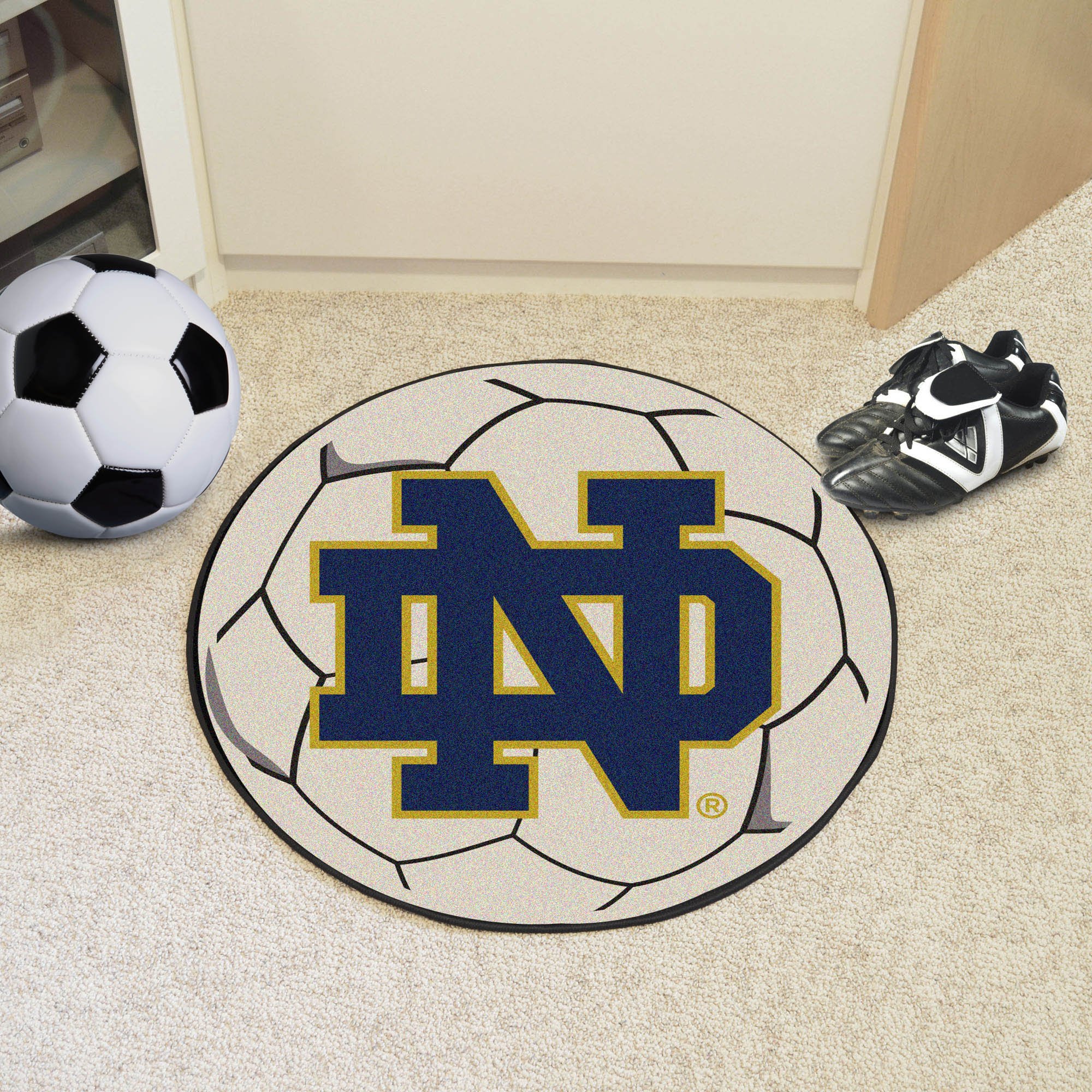 Official Notre Dame Fighting Irish Soccer Ball - NCAA College Team Sports Gear for Fans & Players - Perfect for Games, Training & Gifts