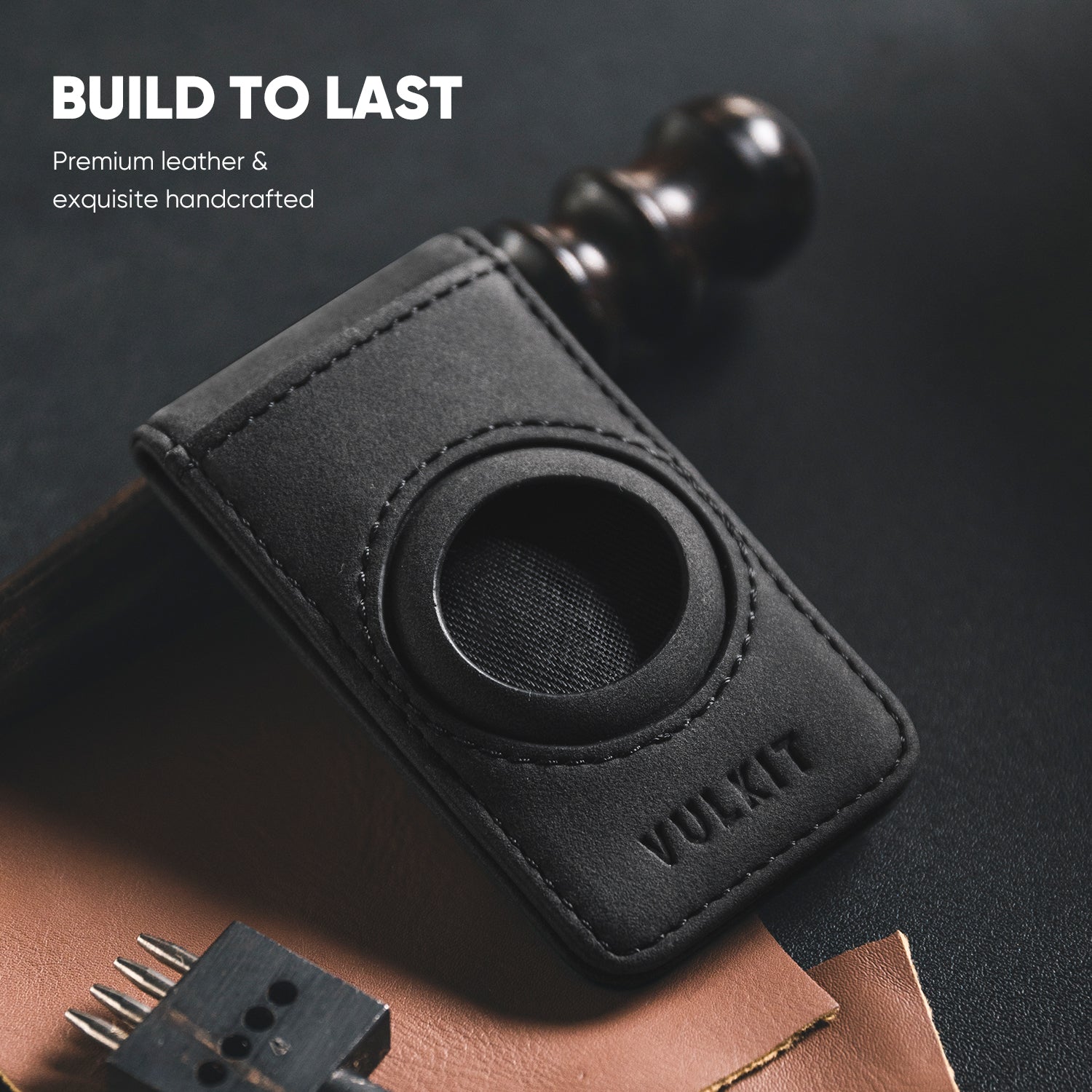 VMC100 Magnetic Money Clip with AirTag Holder - Slim RFID Blocking Wallet for Men (AirTag Not Included) | Perfect for Travel, Gym & Everyday Carry