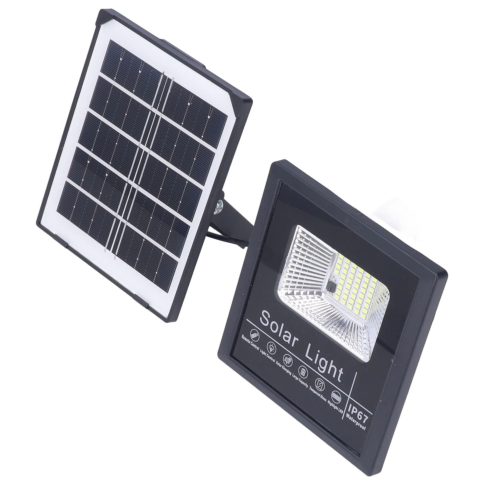 Hilitand 44 LED Solar Street Lights - IP67 Waterproof for Garden, Yard, Deck
