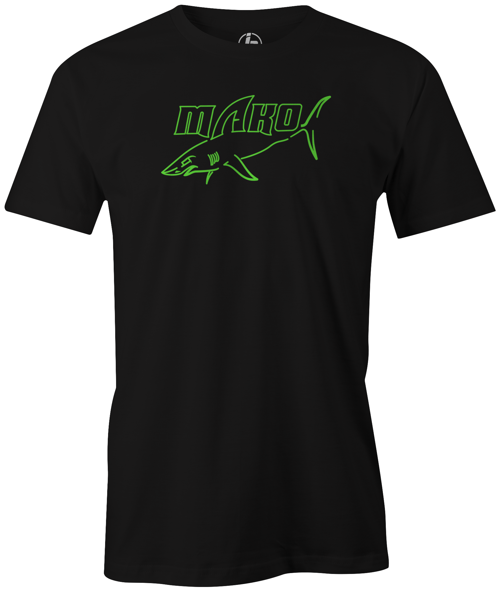 Vintage Mako Retro Bowling Ball Logo T-Shirt - Classic Unisex Tee for Bowling Enthusiasts & Casual Wear