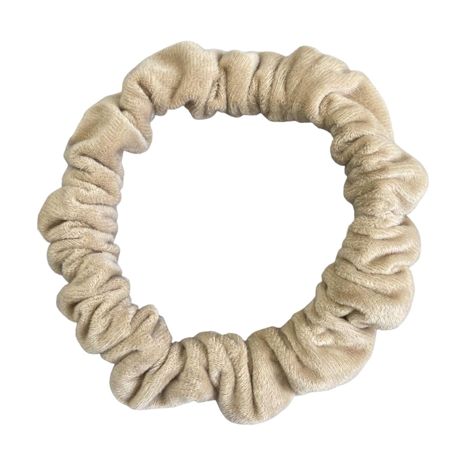 Heatless Hair Curler Headband - No Heat Hair Roller for Long & Medium Hair, DIY Hair Styling Tool for Sleeping & Washing Face, Beige - Perfect for Overnight Curls & Gentle Hair Care
