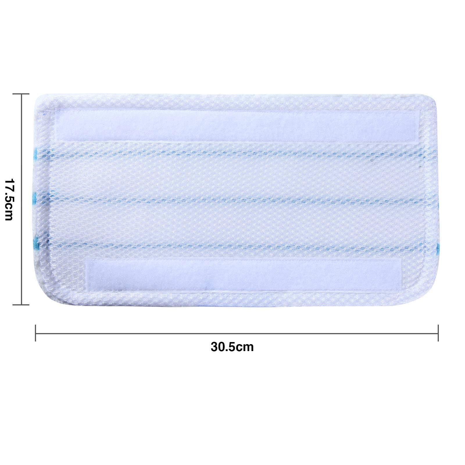 10-Pack Black Steam Mop Replacement Microfiber Cloths - Compatible with Shark FSMH1321JMD, FSM1616, FSM1500, FSM1600 Series | Heavy-Duty Cleaning Pads for Floors, Tile & Hardwood Surfaces