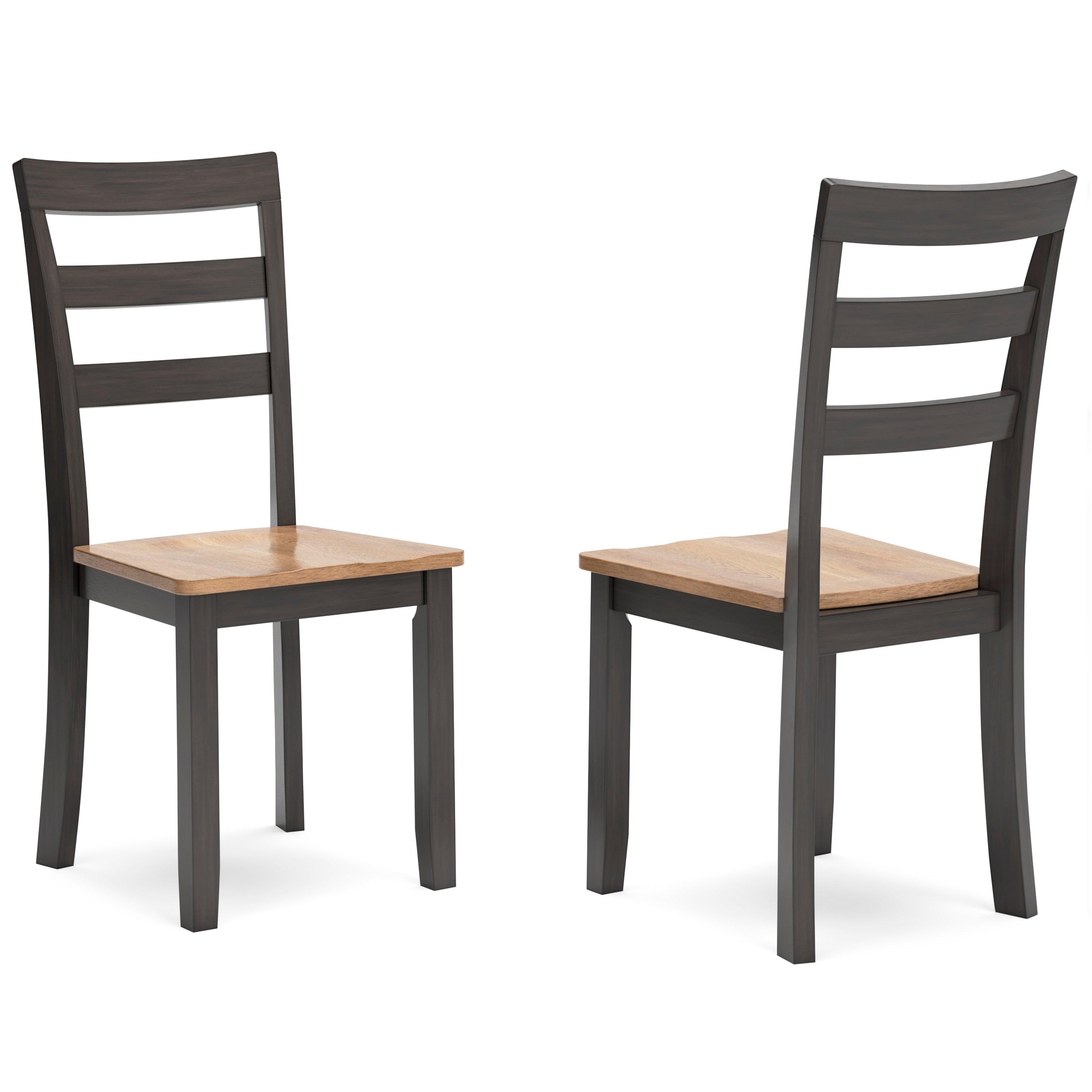 Georgina Side Chairs Set of 2 - Modern Dining Chairs for Kitchen, Living Room & Office - Sturdy Wooden Accent Chairs with Upholstered Seat