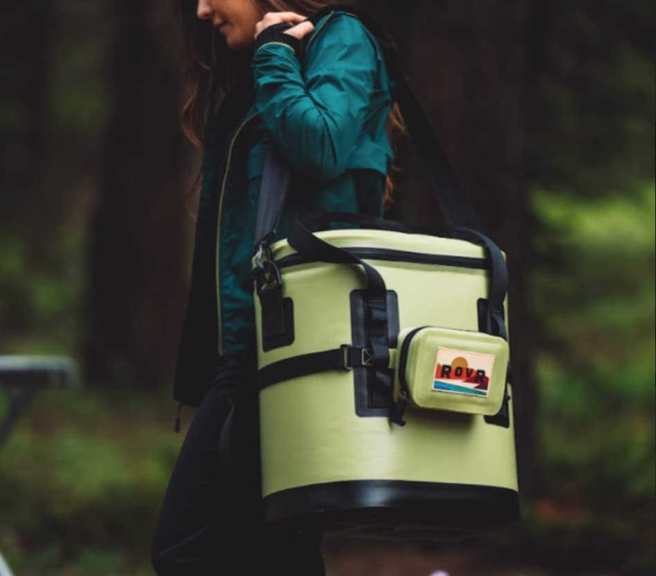 RovR TravelR 30 Soft Cooler Seagrass - Insulated Cooler Bag for Camping, Beach, Picnics & Outdoor Adventures | Portable & Durable Design