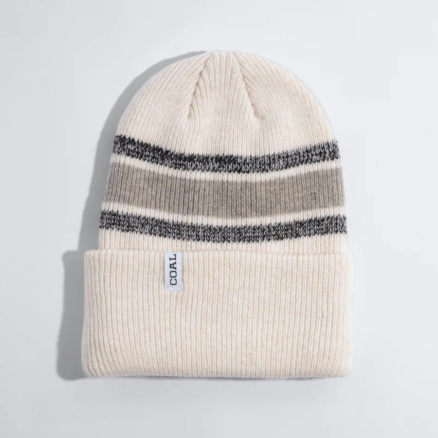 Haines Classic Beanie 2024 - Cozy Knit Winter Hat for Men & Women - Off White - Perfect for Skiing, Snowboarding & Outdoor Winter Activities