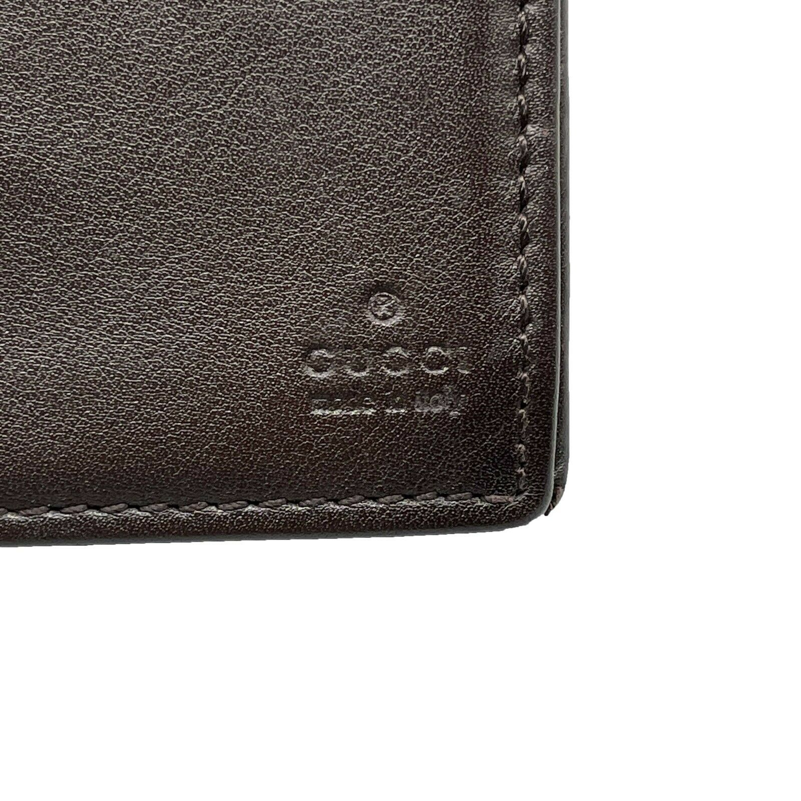 GUCCI Monogram GG Snap Brown Leather Wallet with Gold Logo - Luxury Men's Wallet for Everyday Use & Gifting