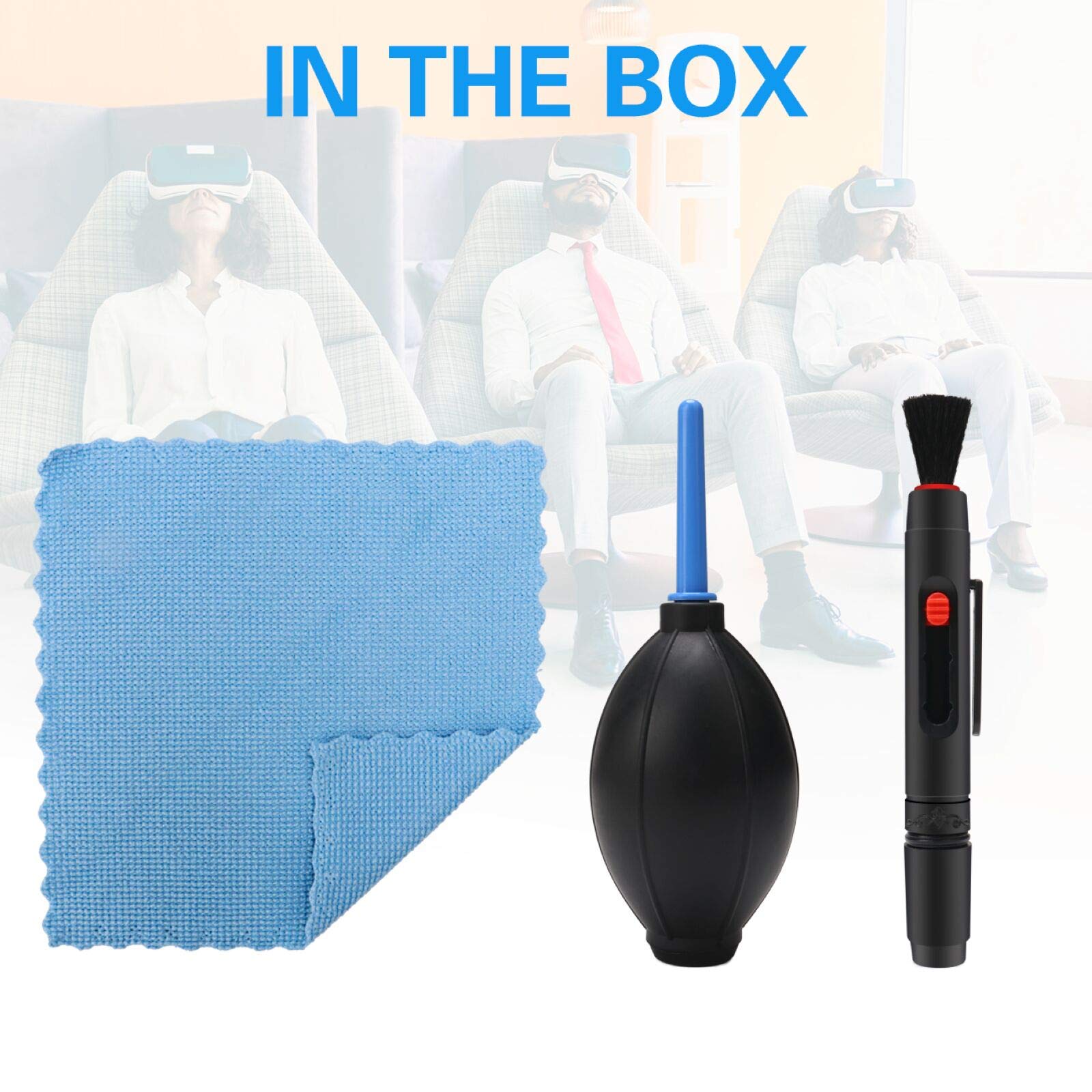 COSOOS Lens Cleaning Pen for Oculus Quest 2/Quest/Rift S, HTC Vive, PS4 VR Headset - Professional Lens Cleaner for VR Headsets, Drones, Cameras, Glasses & Optical Lenses - Remove Dust, Smudges & Fingerprints - Perfect for Gaming, Photography & Travel Accessories