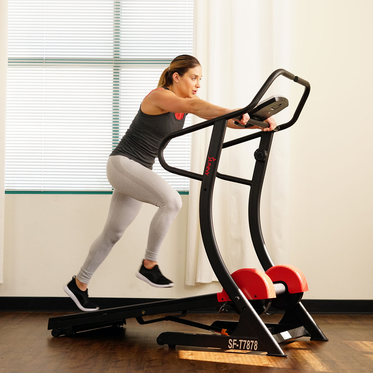 Cardio Trainer Manual Treadmill - 300 lb Weight Capacity with Adjustable Incline for Home Gym & Small Spaces | Perfect for Walking Exercise & Indoor Fitness