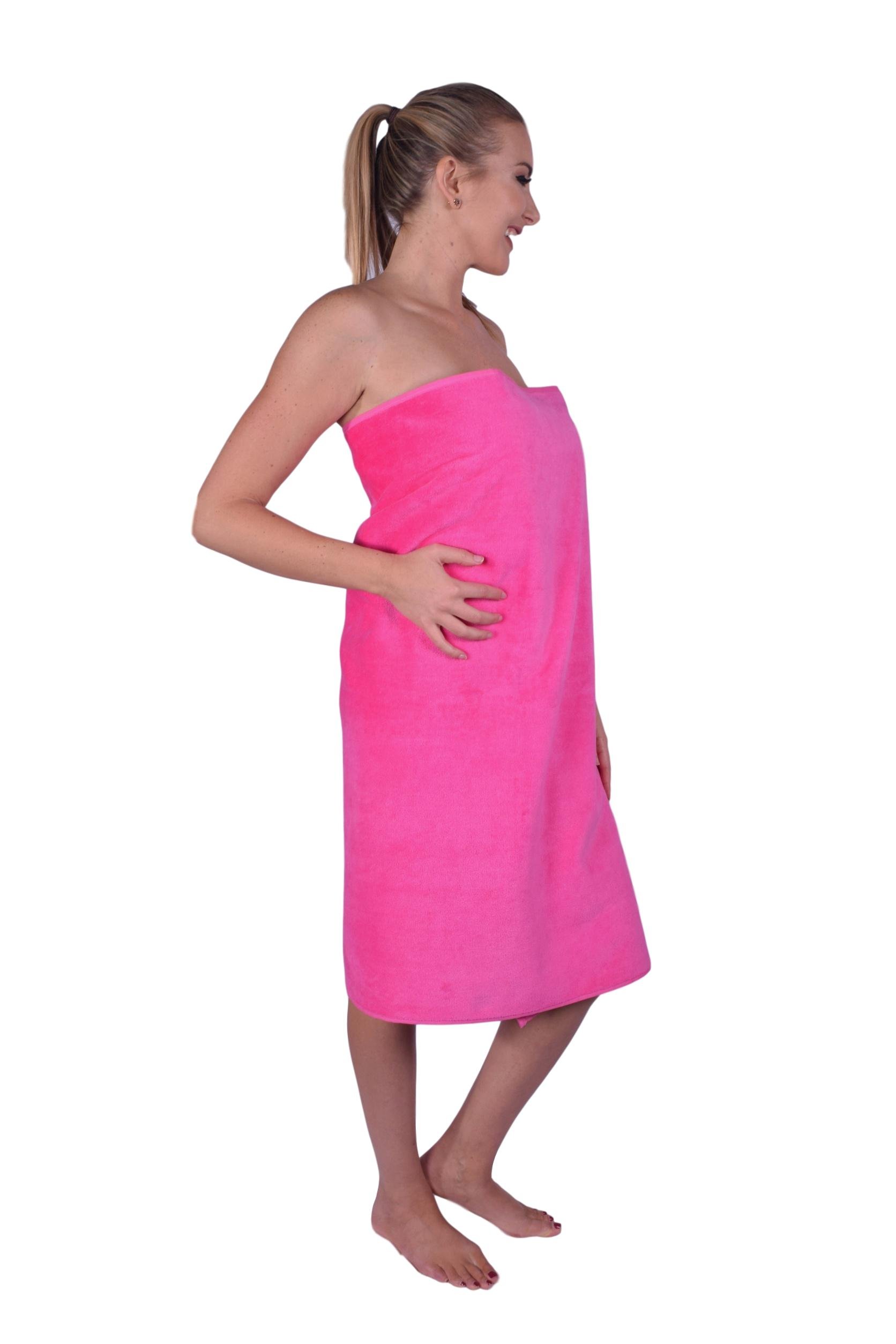 Luxury Plush Velour Oversized Bath Towel Set of 2 - Ultra Soft & Highly Absorbent Hotel & Spa Quality Towels for Bath, Beach & Pool - Hot Pink