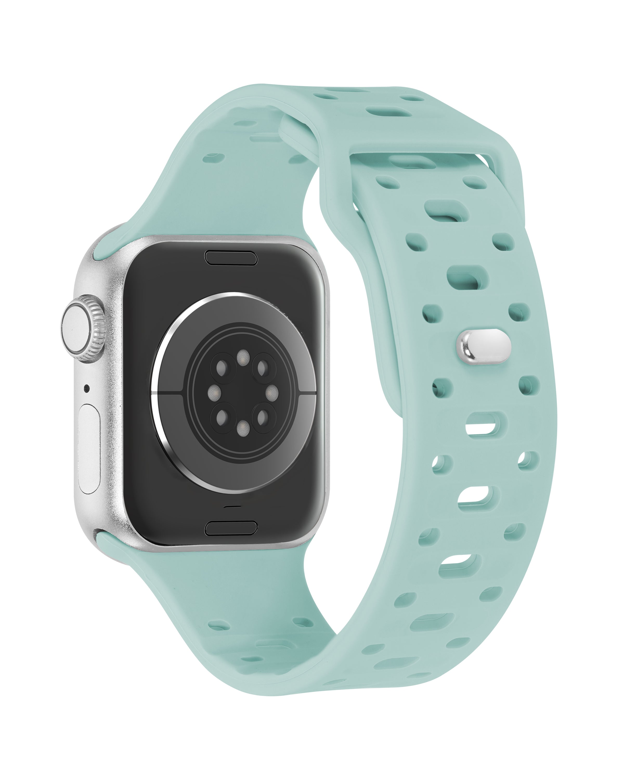Apple Watch Sport Silicone Band - Durable Keeperless Strap for Workout & Fitness Tracking | Perfect for Running, Gym & Outdoor Activities