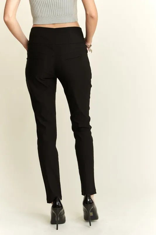 ADORA High Waist Skinny Pants for Women - Chic Fit Stretch Denim Trousers | Slimming Comfortable Office & Casual Wear