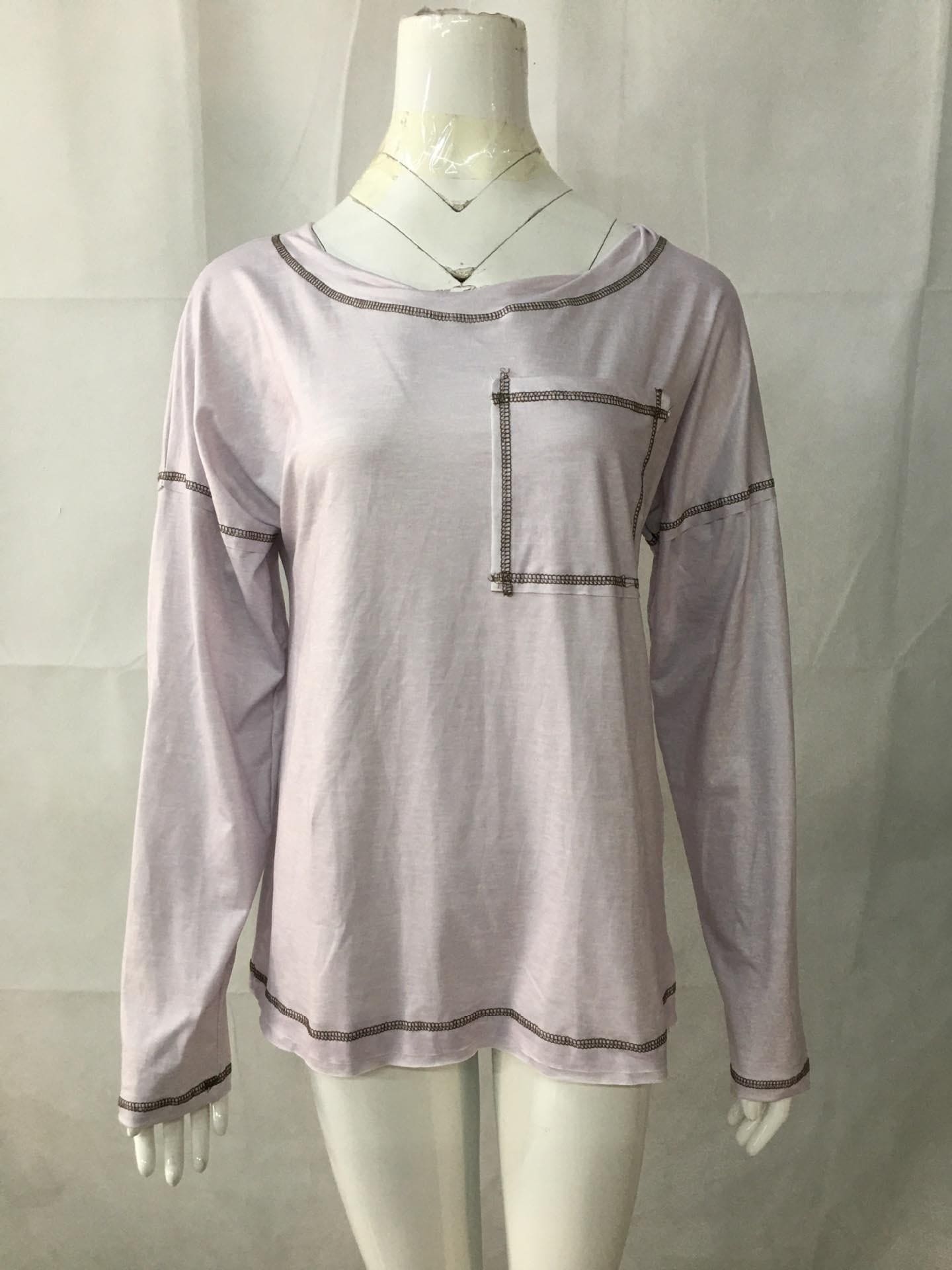 Lovevop Women's Casual Loose Fit Long Sleeve T-Shirt for Fall | Comfortable Everyday Basic Top for Layering, Work & Weekend Outfits