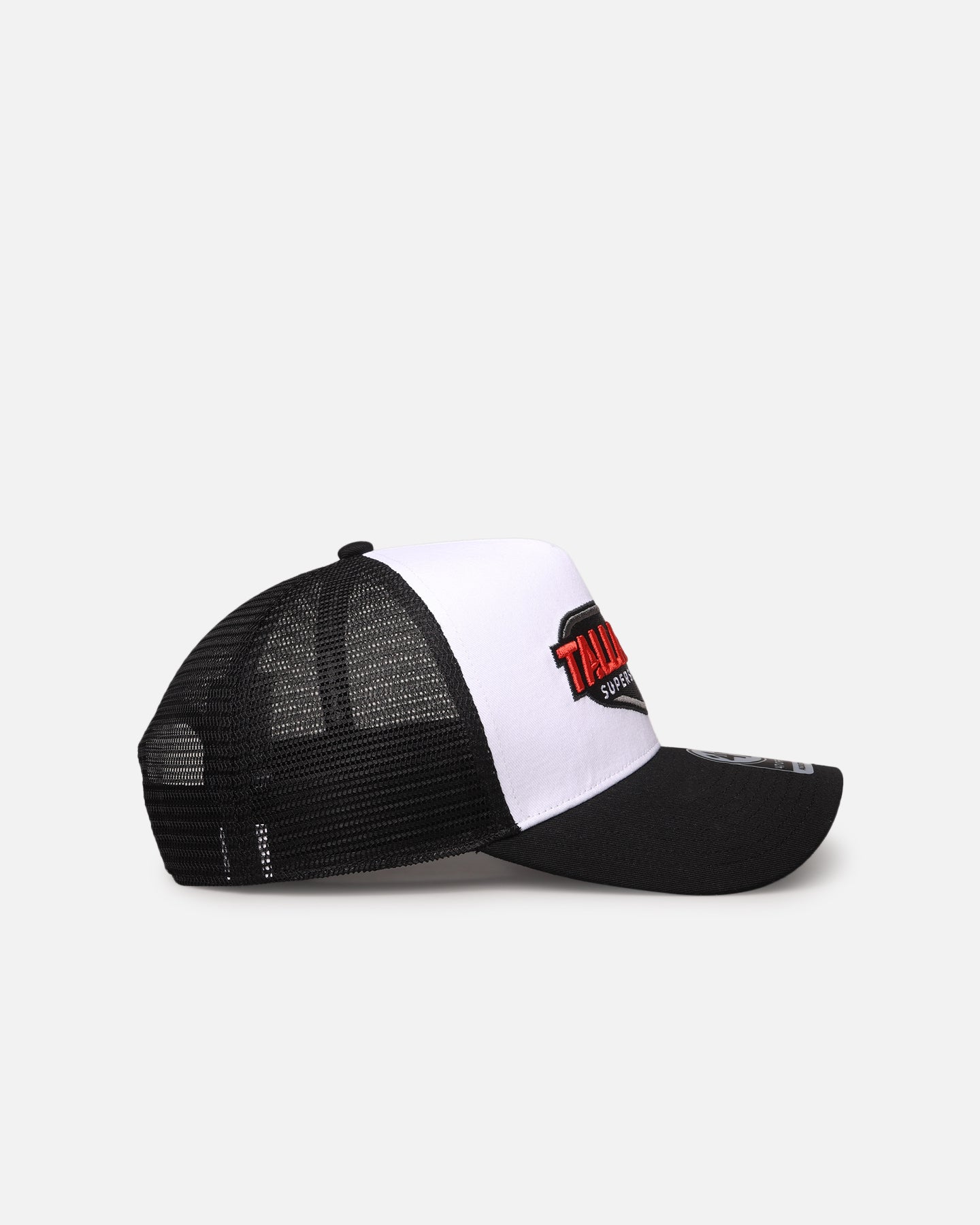 47 Brand Talladega Superspeedway 47 Offside DT Trucker Snapback Cap - White/Black Adjustable Hat for NASCAR Fans, Racing Enthusiasts & Casual Wear