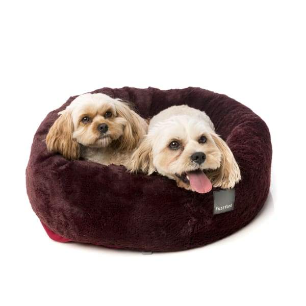 Fuzzyard Eskimo Merlot Dog Bed - Ultra Soft & Cozy Pet Bed for Small to Medium Dogs | Perfect for Winter, Crates & Indoor Use - 15% OFF