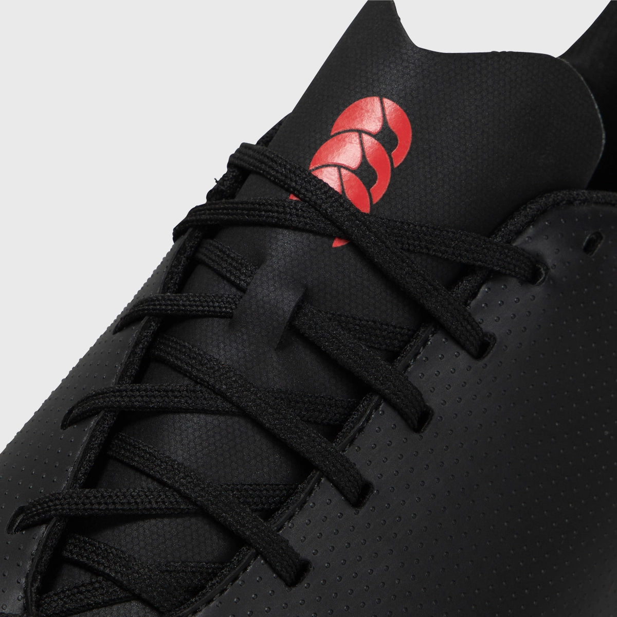 Canterbury Speed Raze SG Rugby Boots for Men - Black/White Soccer Cleats with Metal Studs - Perfect for Wet Grass & Muddy Field Conditions