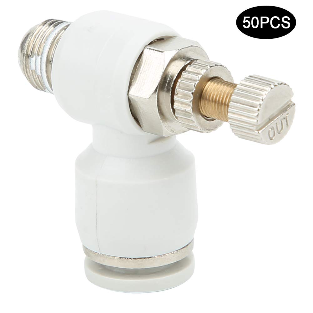 50Pcs Air Control Valve Durable Quick Connector SL8-01 Quick Release Coupler Fittings for Air Compressor - Perfect for Pneumatic Tools, HVAC Systems & Industrial Applications