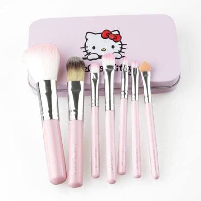 7-Piece Professional Makeup Brush Set - Foundation, Blending & Cosmetic Brushes | Premium White Makeup Brush Kit for Flawless Face & Eye Makeup Application | Perfect for Daily Use, Travel & Professional Makeup Artists