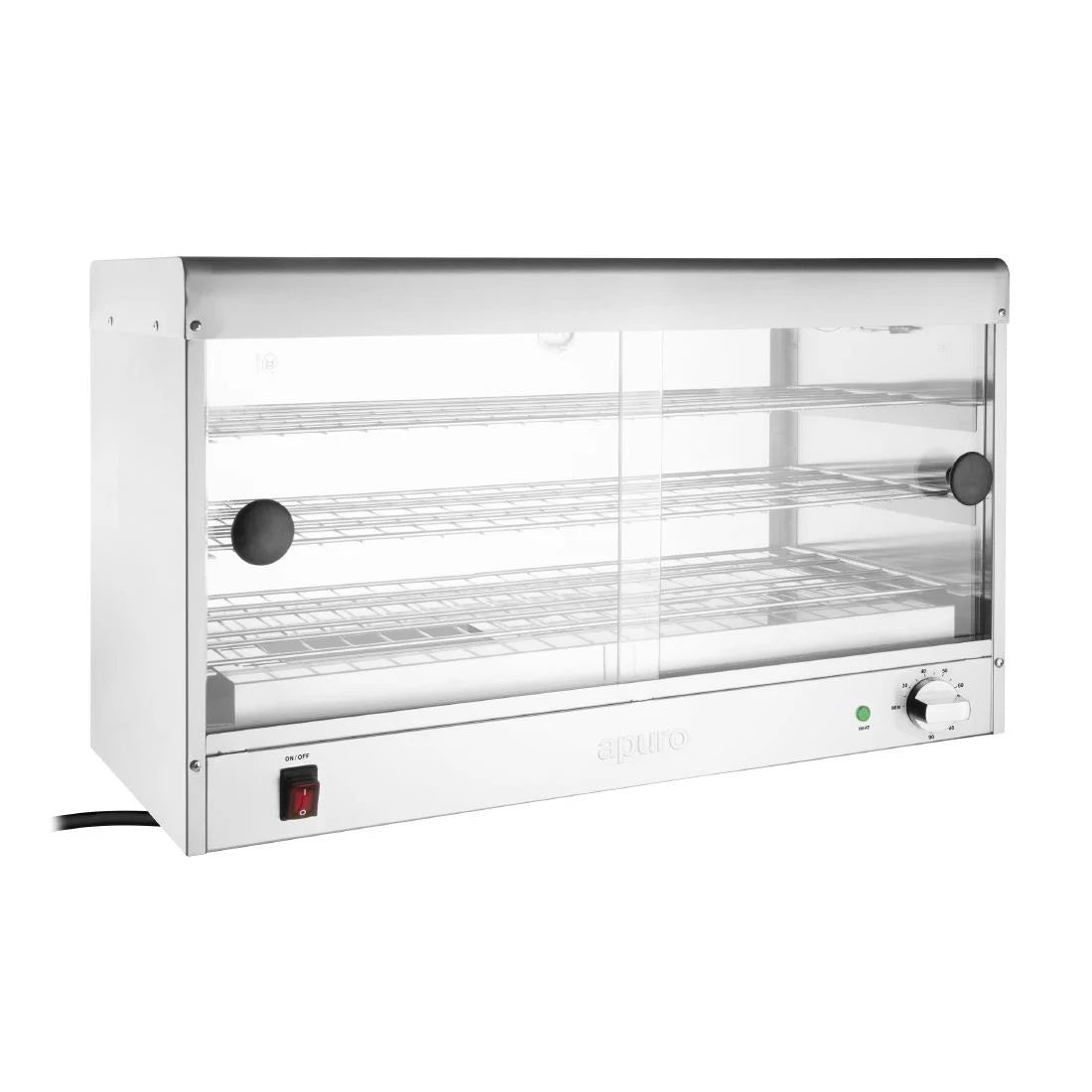 Apuro 60-Pie Capacity Economy Pie Cabinet | Commercial & Home Bakery Storage Solution for Pies, Tarts & Desserts
