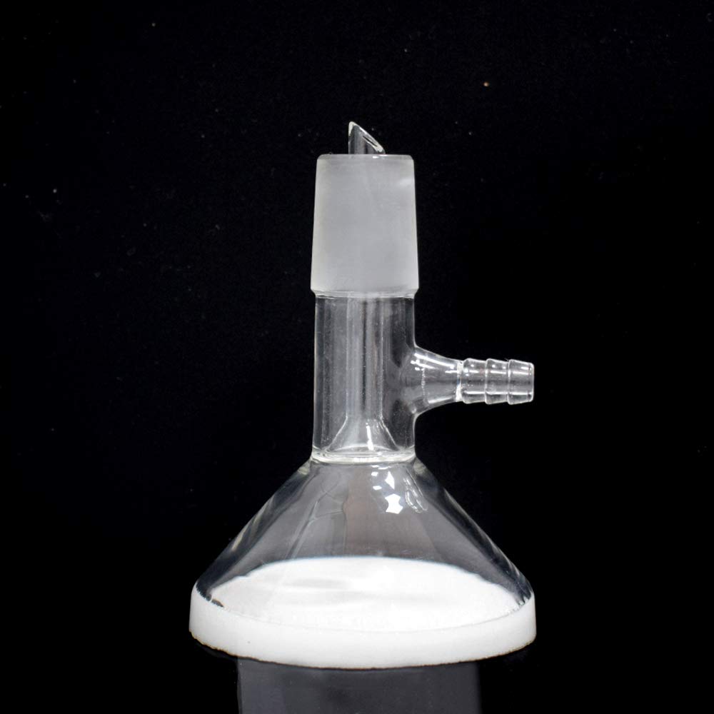 High-Quality Glass Vacuum Suction Filter Kit - 1000mL Filter Bottle & 250mL Funnel for Lab Filtration & Distillation | Perfect for Chemistry Experiments, Water Testing & Scientific Research